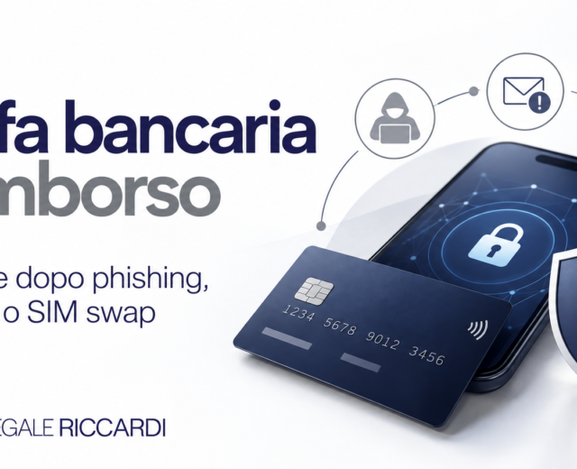 Truffa bancaria e rimborso: cosa fare dopo phishing, spoofing o SIM swap